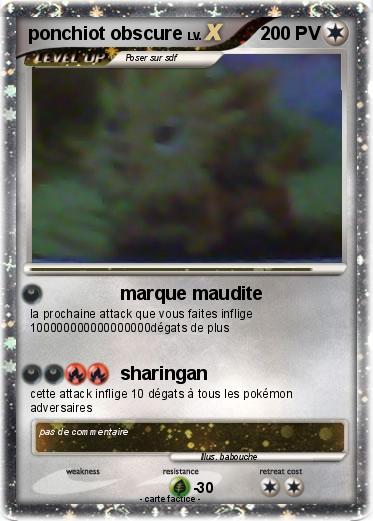 Pokemon ponchiot obscure