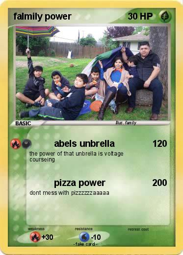 Pokemon falmily power