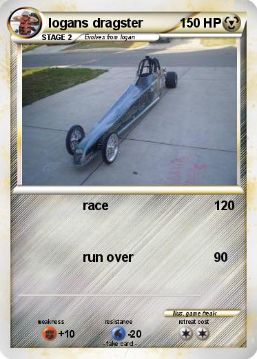 Pokemon logans dragster