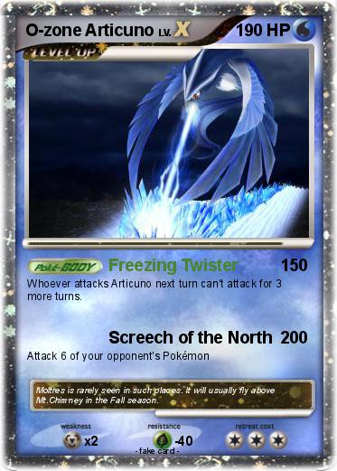 Pokemon O-zone Articuno