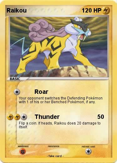 Pokemon Raikou