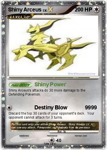 Pokemon Shiny Arceus
