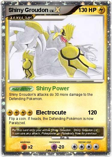 Pokemon Shiny Groudon