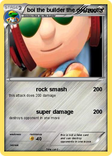 Pokemon boi the builder the destructor