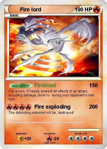 Pokemon Fire lord
