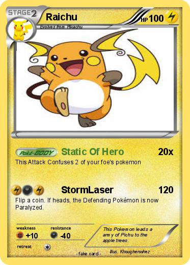 Pokemon Raichu