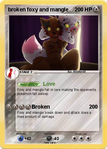 Pokemon broken foxy and mangle