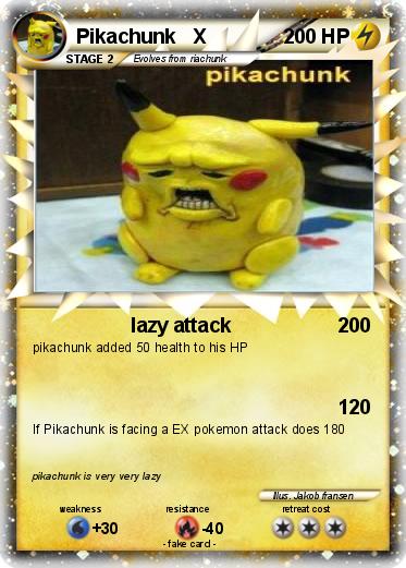 Pokemon Pikachunk   X