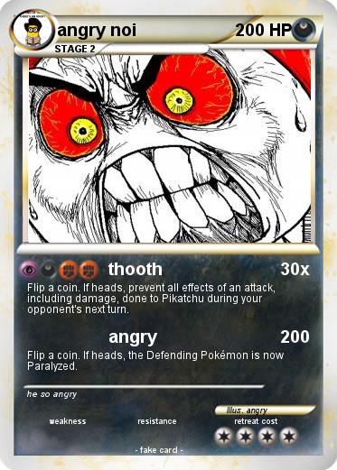 Pokemon angry noi