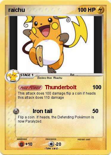 Pokemon raichu