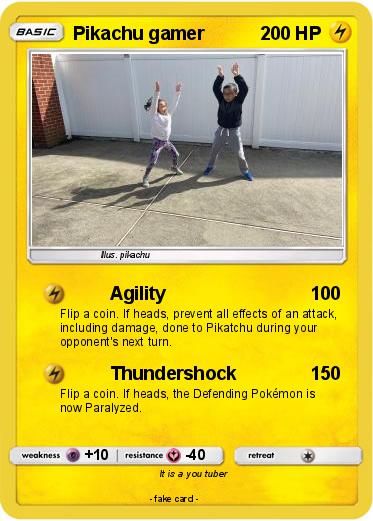 Pokemon Pikachu gamer