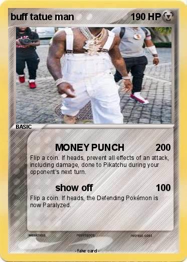 Pokemon buff tatue man