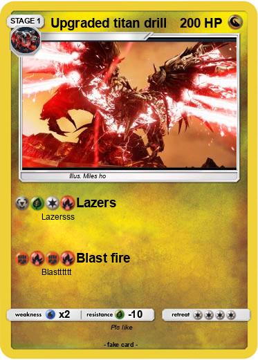 Pokemon Upgraded titan drill