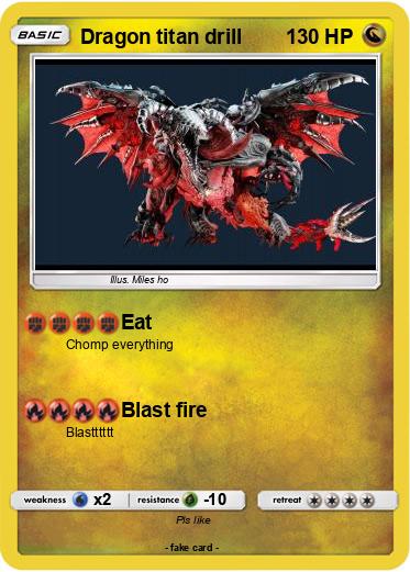Pokemon Dragon titan drill