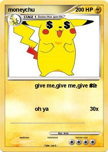 Pokemon moneychu