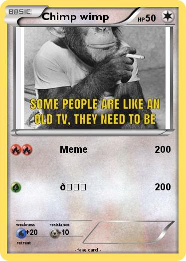 Pokemon Chimp wimp