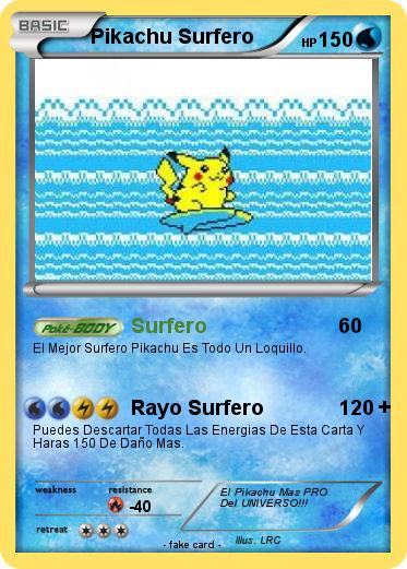 Pokemon Pikachu Surfero
