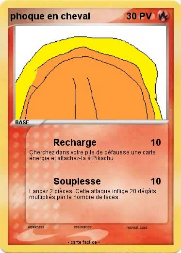 Pokemon phoque en cheval