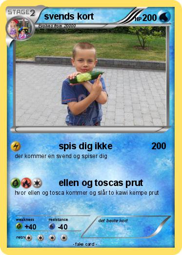 Pokemon svends kort