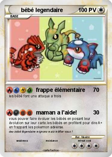 Pokemon bébé legendaire