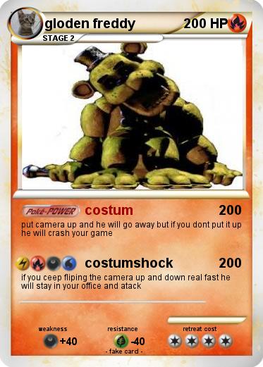 Pokemon gloden freddy