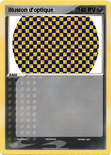 Pokemon illusion d'optique