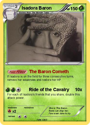 Pokemon Isadora Baron