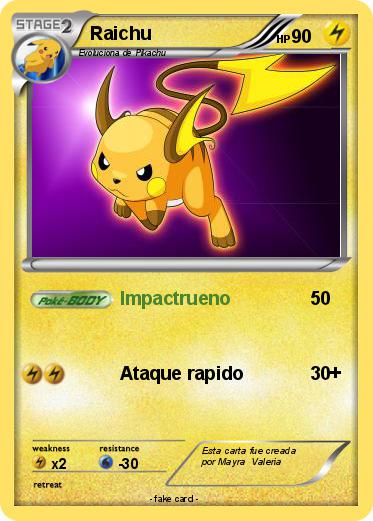 Pokemon Raichu