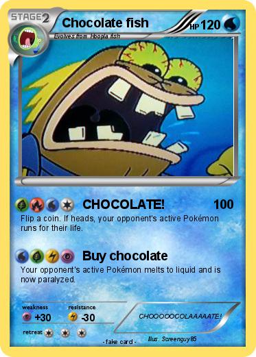 Pokemon Chocolate fish