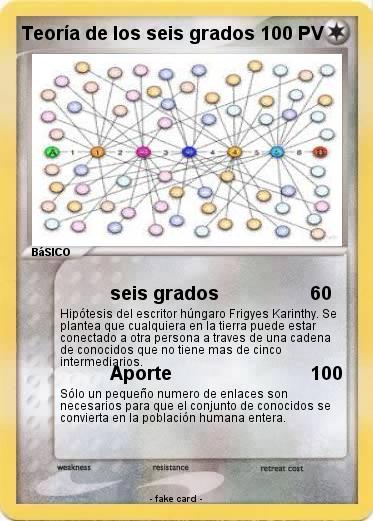 Pokemon Teoría de los seis grados