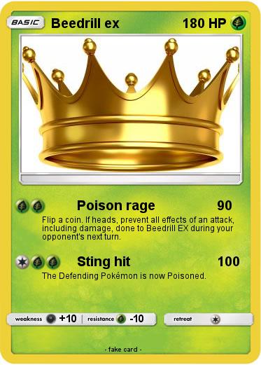 Pokemon Beedrill ex