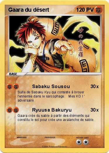 Pokemon Gaara du désert 