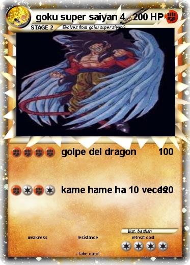 Pokemon goku super saiyan 4