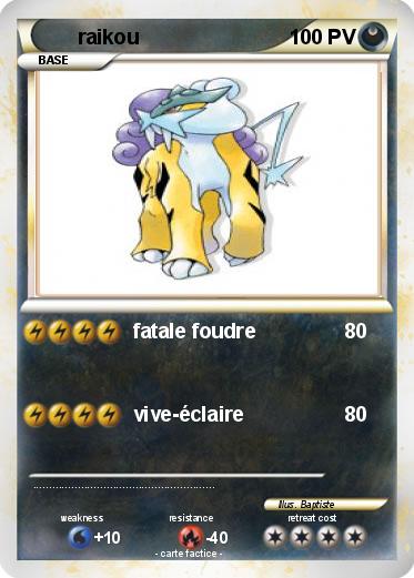 Pokemon raikou