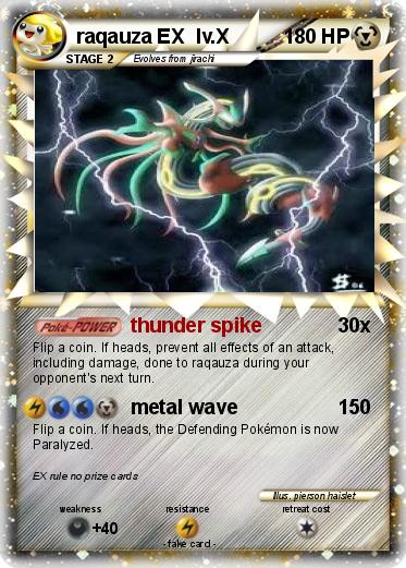 Pokemon raqauza EX  lv.X