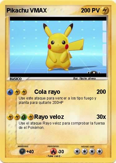 Pokemon Pikachu VMAX