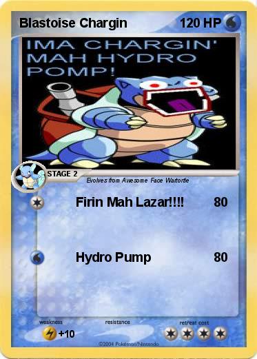 Pokemon Blastoise Chargin