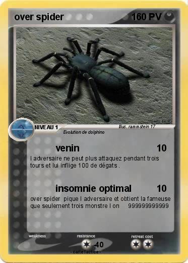 Pokemon over spider