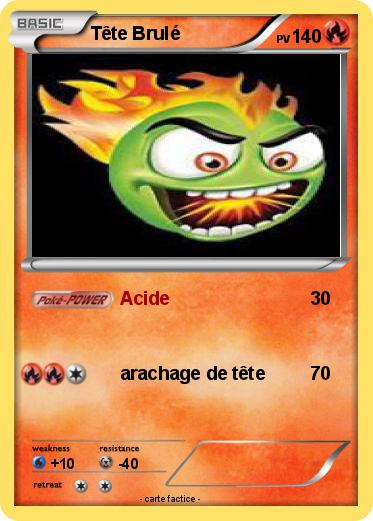 Pokemon Tête Brulé