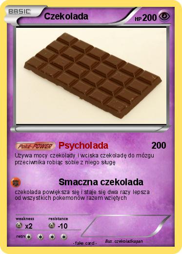 Pokemon Czekolada