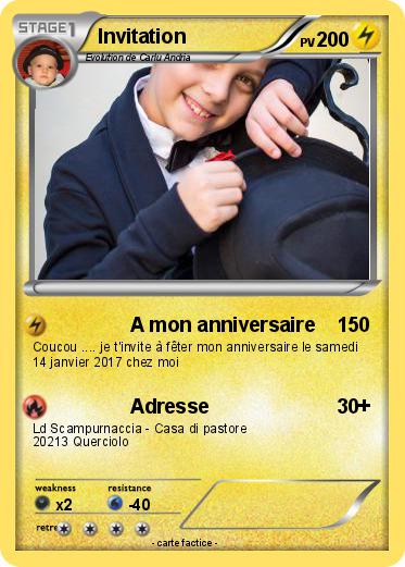 Pokemon Invitation