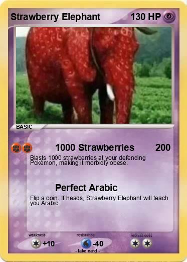Pokemon Strawberry Elephant