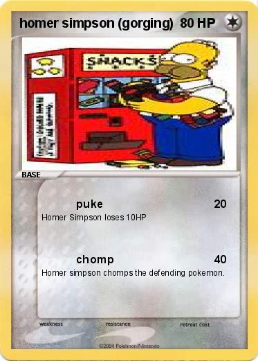 Pokemon homer simpson (gorging)