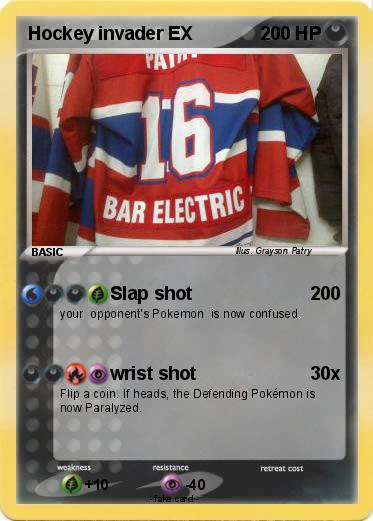 Pokemon Hockey invader EX