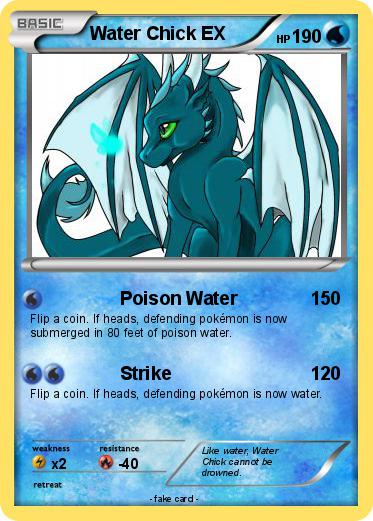 Pokemon Water Chick EX