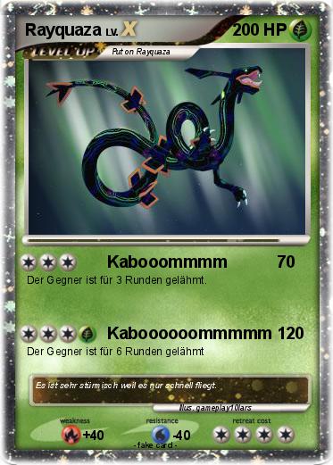 Pokemon Rayquaza