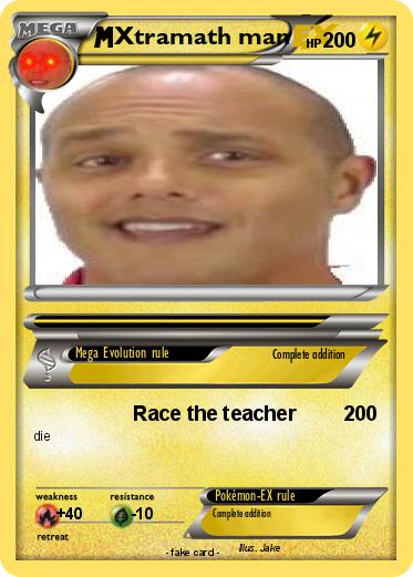 Pokemon Xtramath man