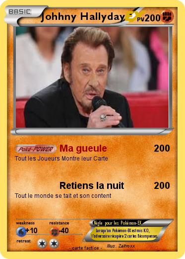 Pokemon Johhny Hallyday