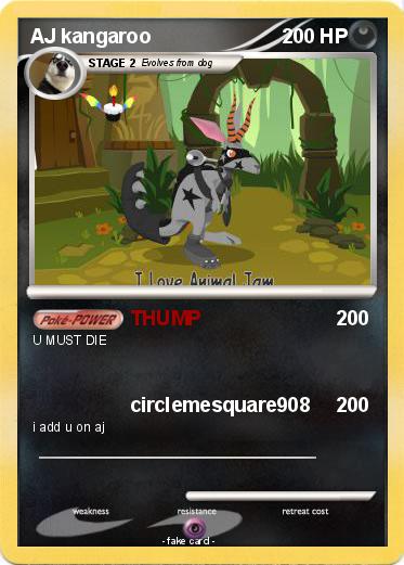 Pokemon AJ kangaroo