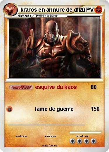 Pokemon kraros en armure de dieu